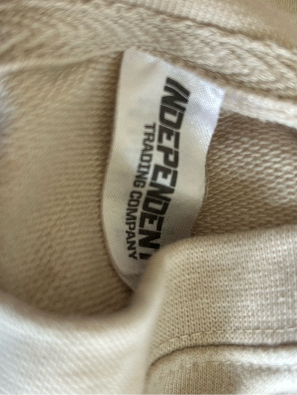 Chic As Shit Script Sweatshirt - Light Beige - Picture 3 of 4